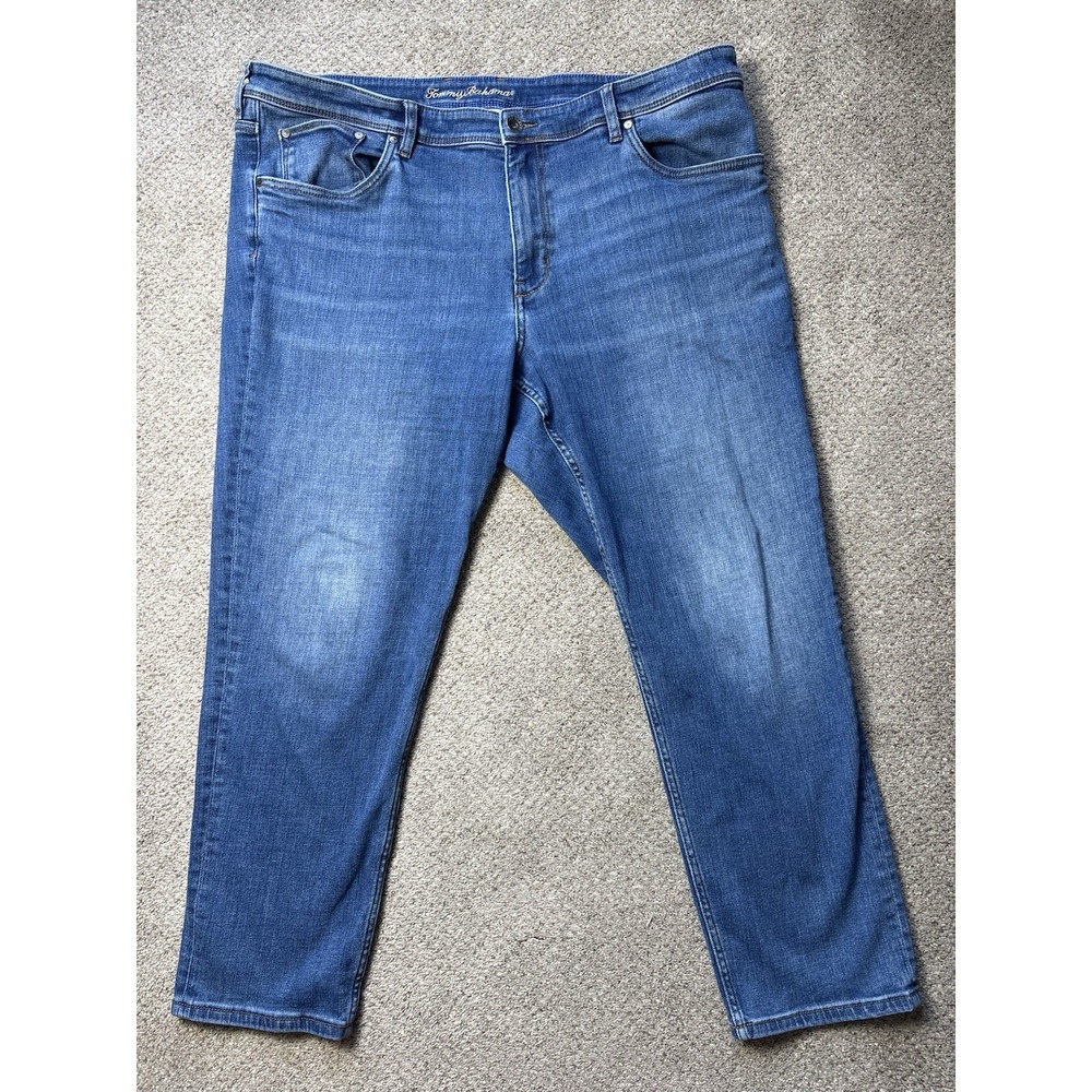 Tommy Bahama Indigo Palms Blue Jeans Men's 42x30 Classic Fit Light Washed Denim
